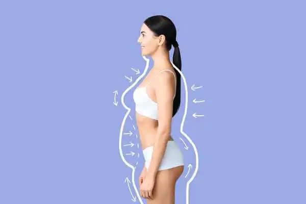 image of woman experiencing fat reduction treatment Kingston upon Thames
