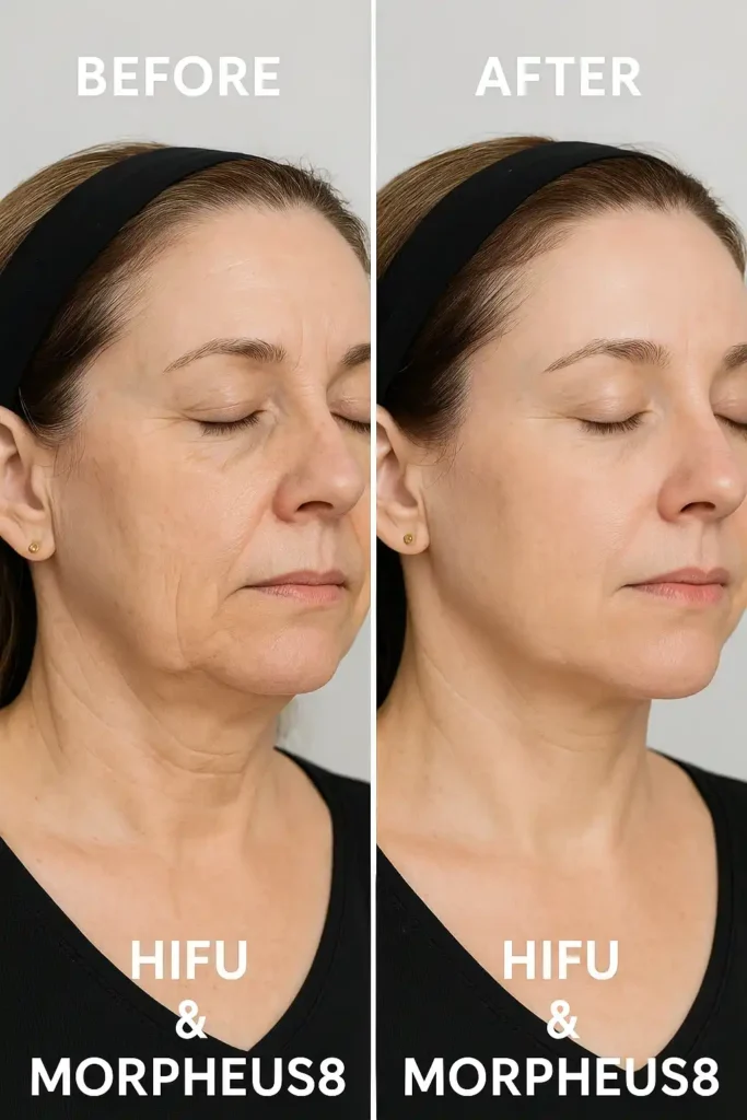 HIFU & Morpheus8 treatment results Kingston upon Thames - book in today!